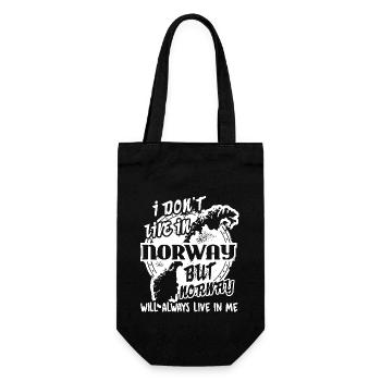 Norway Will Always Live In Me - Gift Bag for Bottles - black - Front