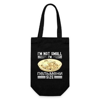 Pelmeni Russian Cuisine - Gift Bag for Bottles - black - Front