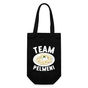 Pelmeni Cuisine russe - Sac à bouteille - noir - Devant