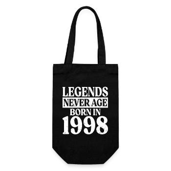 Legends Never Get Old Birthday 1998 - Gift Bag for Bottles - black - Front