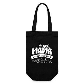 Mother's Day Mama All Day Every Day - Gift Bag for Bottles - black - Front