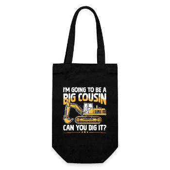 Je vais être un grand cousin, pouvez-vous le creuser - Sac à bouteille - noir - Devant