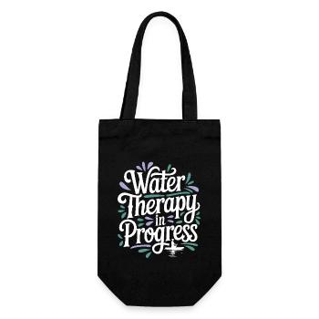 Paddleboarding SUP adventures, water sports in the - Gift Bag for Bottles - black - Front