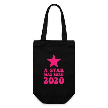 Une star est née en 2020 Anniversaire - Sac à bouteille - noir - Devant
