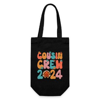 Cousin Crew 2024 Annonce de grossesse Famille - Sac à bouteille - noir - Devant