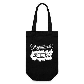 Father's Day Professional Grandpa - Gift Bag for Bottles - black - Front