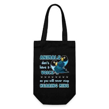Parrot Love Parrot - Gift Bag for Bottles - black - Front