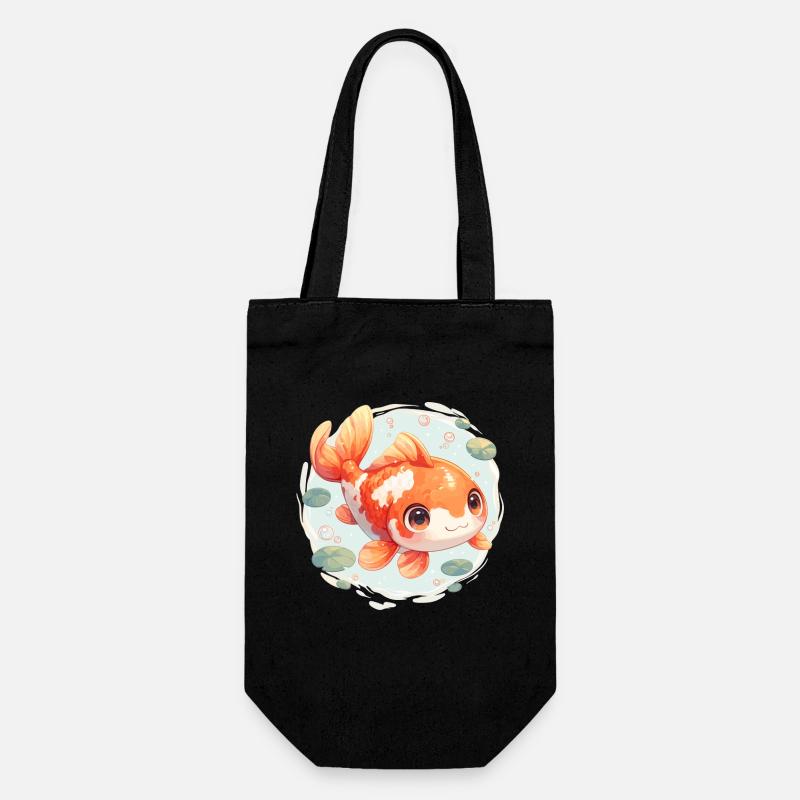 Koi Koi Carpe - Sac à bouteille - noir