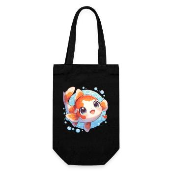 Koi Koi Carp - Gift Bag for Bottles - black - Front