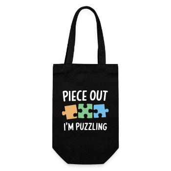 Juste une pièce de plus I Promise Funny Jigsaw Puzzle - Sac à bouteille - noir - Devant