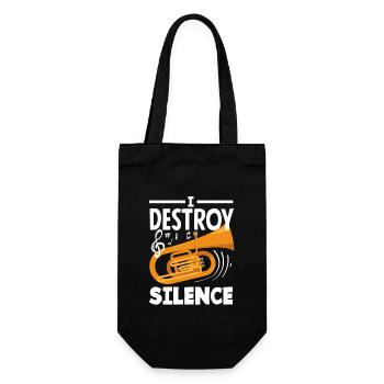Tubiste I Destroy The Silence - Sac à bouteille - noir - Devant