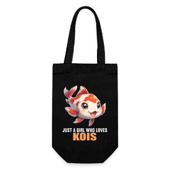 Koi Koi Carp - Gift Bag for Bottles - black - Front