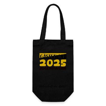 Jugendweihe 2025 Livre d’or Cadeau Filles Garçons - Sac à bouteille - noir - Devant