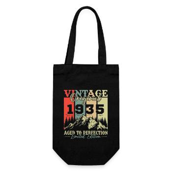 Original 1935 Vintage Rétro Cadeau Anniversaire - Sac à bouteille - noir - Devant