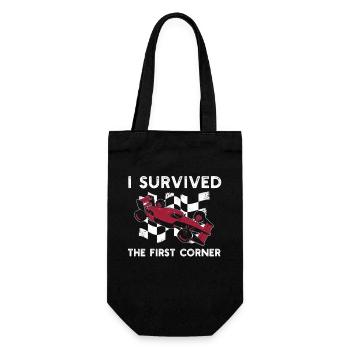Simracer Esports Enthusiast Sim Racing - Gift Bag for Bottles - black - Front