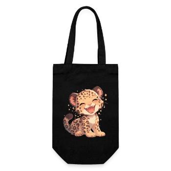 Jaguare Jaguar - Geschenkbeutel für Flaschen - Schwarz - Vorne