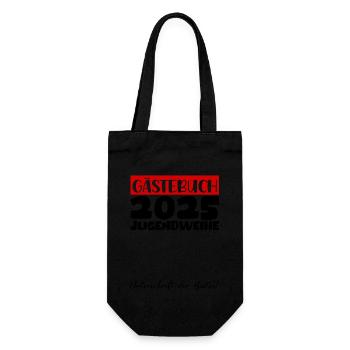 Jugendweihe 2025 Livre d’or Cadeau Filles Garçons - Sac à bouteille - noir - Devant