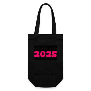 Jugendweihe 2025 Livre d’or Cadeau Filles Garçons - Sac à bouteille - noir - Devant