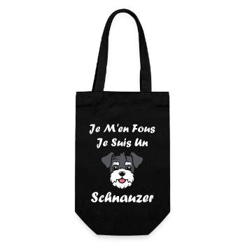 Schnauzer - Sac à bouteille - noir - Devant