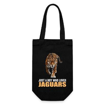 Jaguare Jaguar - Geschenkbeutel für Flaschen - Schwarz - Vorne