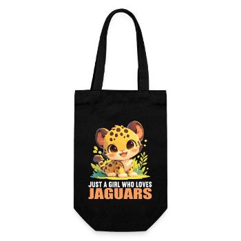 Jaguare Jaguar - Geschenkbeutel für Flaschen - Schwarz - Vorne