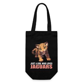 Jaguare Jaguar - Geschenkbeutel für Flaschen - Schwarz - Vorne