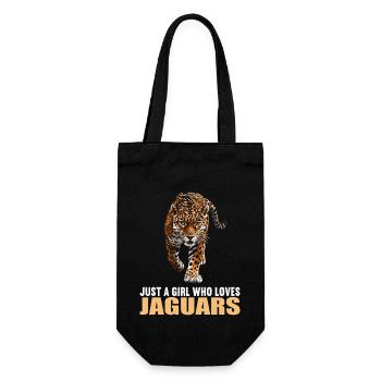 Jaguare Jaguar - Geschenkbeutel für Flaschen - Schwarz - Vorne