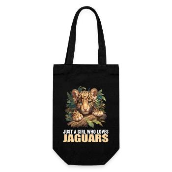 Jaguare Jaguar - Geschenkbeutel für Flaschen - Schwarz - Vorne