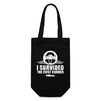 Simracer Esports Enthusiast Sim Racing - Gift Bag for Bottles - black - Front