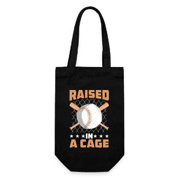 Raised In A Cage 31 - Geschenkbeutel für Flaschen - Schwarz - Vorne