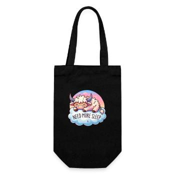 Cute Highland Cow Sleep Lover - Peaceful Bedtime - Gift Bag for Bottles - black - Front