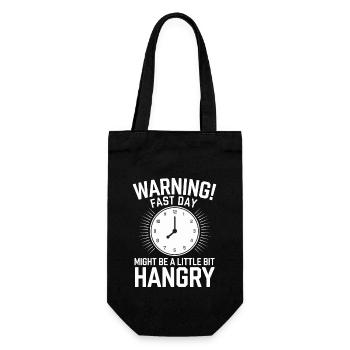 Intermittent fasting Intermittent fasting - Gift Bag for Bottles - black - Front