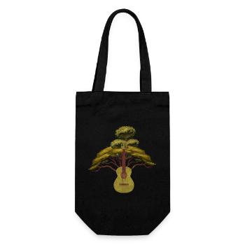 Yggdrasil Nature Musicien Arbre De Vie - Sac à bouteille - noir - Devant