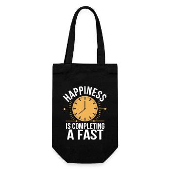 Intermittent fasting Intermittent fasting - Gift Bag for Bottles - black - Front