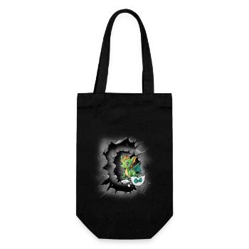 Baby Dragon Eggshell Child Kids Birth Egg - Gift Bag for Bottles - black - Front