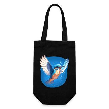 Kingfishers Kingfisher - Gift Bag for Bottles - black - Front