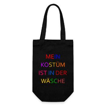 Carnival Costume Women's Gift Carnival Carnival - Gift Bag for Bottles - black - Front