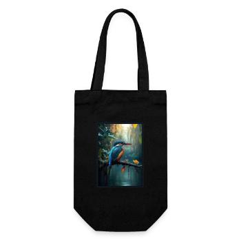 Kingfishers Kingfisher - Gift Bag for Bottles - black - Front