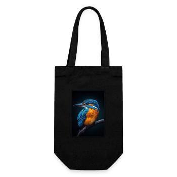 Kingfishers Kingfisher - Gift Bag for Bottles - black - Front