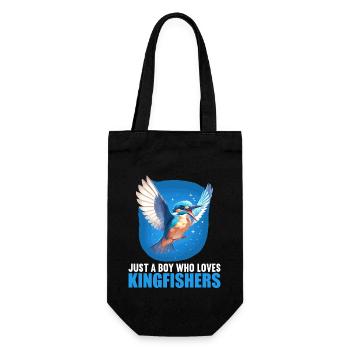 Kingfishers Kingfisher - Gift Bag for Bottles - black - Front