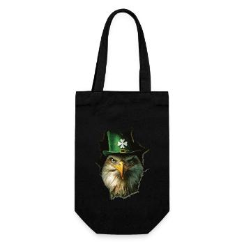 St. Patrick Adler - Geschenkbeutel für Flaschen - Schwarz - Vorne