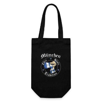 München I Ehre Stolz Tradition No II - Geschenkbeutel für Flaschen - Schwarz - Vorne