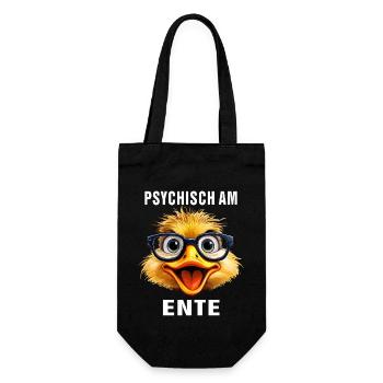DUCK GLASSES PSYCHIC ON THE DUCK - Gift Bag for Bottles - black - Front