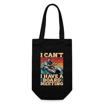Kitesurf Je ne peux pas J’ai une planche Sports nautiques - Sac à bouteille - noir - Devant