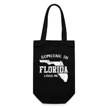 Someone In Florida Loves Me - Gift Bag for Bottles - black - Front
