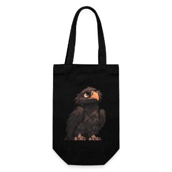 Vulture Geier - Geschenkbeutel für Flaschen - Schwarz - Vorne