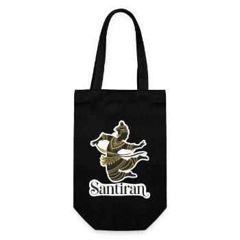 SANTIRAN - Sac à bouteille - noir - Devant