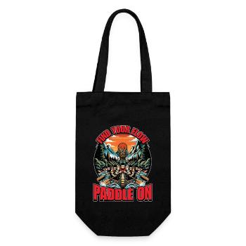 Dragon Boating Find Your Flow Paddle Water Sports - Gift Bag for Bottles - black - Front