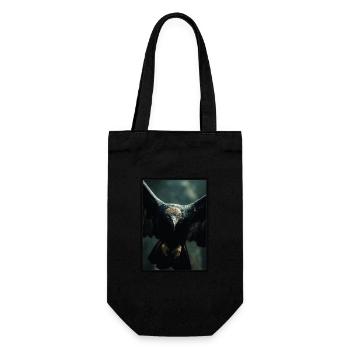 Vulture Geier - Geschenkbeutel für Flaschen - Schwarz - Vorne