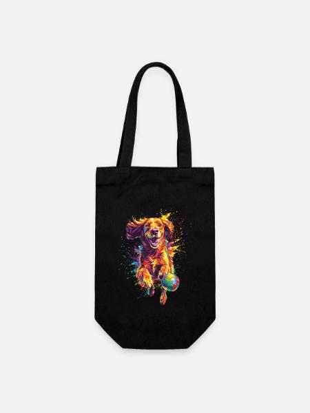 Irish Setter - Geschenkbeutel für Flaschen - Schwarz